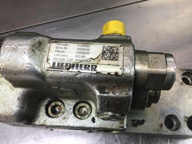 Liebherr Safety Valve - Cầu chì: hình 3 Liebherr Safety Valve - Cầu chì: hình 3