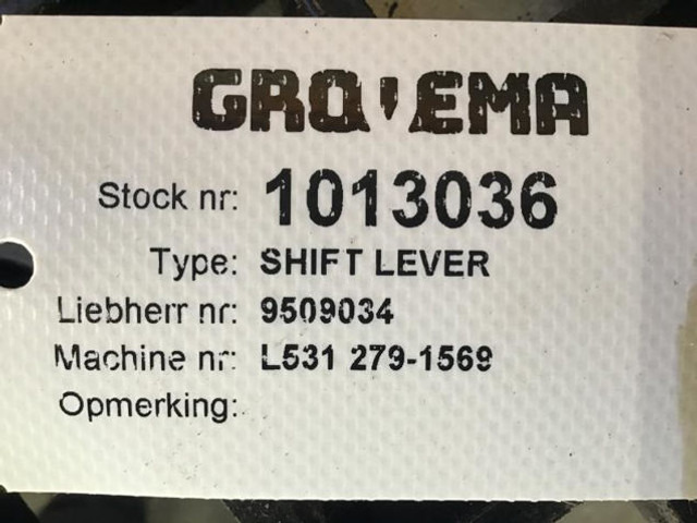 Liebherr Shift Lever - Cần số: hình 3 Liebherr Shift Lever - Cần số: hình 3