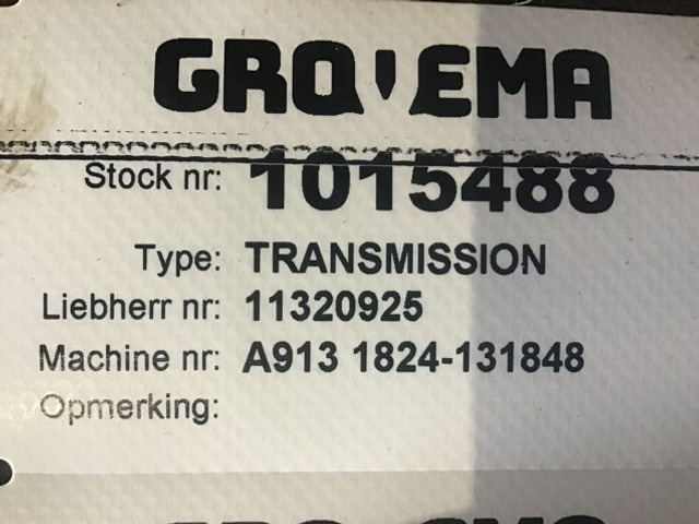 Liebherr Transmission - Hộp số: hình 3 Liebherr Transmission - Hộp số: hình 3