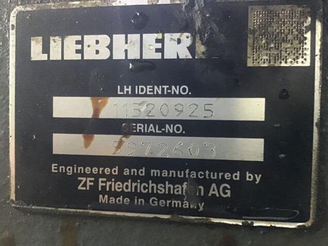 Liebherr Transmission - Hộp số: hình 4 Liebherr Transmission - Hộp số: hình 4