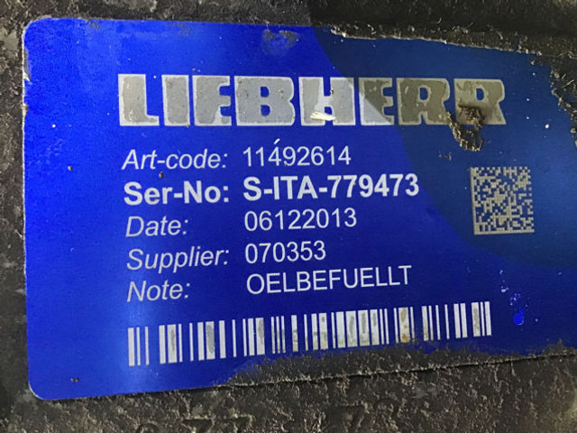 Liebherr Travel Gearbox - Hộp số: hình 4 Liebherr Travel Gearbox - Hộp số: hình 4