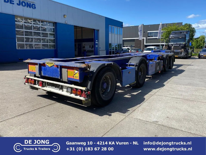 Broshuis 2Connect 2AKCC / 4 Axles / 3x Steering Axle / 2x Lift Axle - Xe chở container/ Sơ mi rơ moóc hoán đổi thân: hình 1 Broshuis 2Connect 2AKCC / 4 Axles / 3x Steering Axle / 2x Lift Axle - Xe chở container/ Sơ mi rơ moóc hoán đổi thân: hình 1