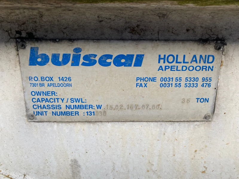 Xe chở container/ Sơ mi rơ moóc hoán đổi thân Buiscar HD 36 / 36 Ton / 20 FT - 30 FT / Skeletal / Port Trailer: hình 9