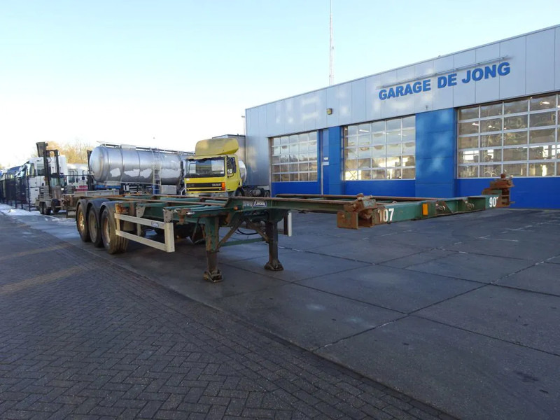 Flandria 40 FT Container Chassis / BPW + Disc / Lift Axle - Xe chở container/ Sơ mi rơ moóc hoán đổi thân: hình 3 Flandria 40 FT Container Chassis / BPW + Disc / Lift Axle - Xe chở container/ Sơ mi rơ moóc hoán đổi thân: hình 3