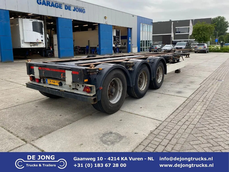 Kögel SW24 Container Chassis / 2x Extendable / BPW + Drum - Xe chở container/ Sơ mi rơ moóc hoán đổi thân: hình 1 Kögel SW24 Container Chassis / 2x Extendable / BPW + Drum - Xe chở container/ Sơ mi rơ moóc hoán đổi thân: hình 1