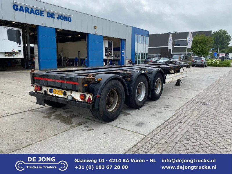 Kögel SW24 Container Chassis / 2x Extendable / BPW + Drum - Xe chở container/ Sơ mi rơ moóc hoán đổi thân: hình 1 Kögel SW24 Container Chassis / 2x Extendable / BPW + Drum - Xe chở container/ Sơ mi rơ moóc hoán đổi thân: hình 1
