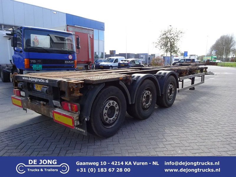 Krone SD Chassis / ADR / 2x Extendable / MB + Disc / 2x Lift Axle - Xe chở container/ Sơ mi rơ moóc hoán đổi thân: hình 1 Krone SD Chassis / ADR / 2x Extendable / MB + Disc / 2x Lift Axle - Xe chở container/ Sơ mi rơ moóc hoán đổi thân: hình 1