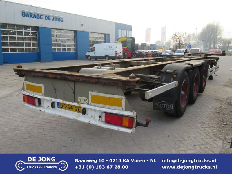 Pacton Container Chassis / BPW + DISC - Xe chở container/ Sơ mi rơ moóc hoán đổi thân: hình 1 Pacton Container Chassis / BPW + DISC - Xe chở container/ Sơ mi rơ moóc hoán đổi thân: hình 1