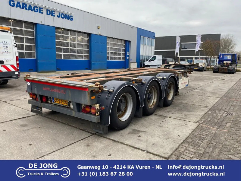 Pacton TXC 343 Multi / 3x Extendable / 1x Lift Axle - Xe chở container/ Sơ mi rơ moóc hoán đổi thân: hình 1 Pacton TXC 343 Multi / 3x Extendable / 1x Lift Axle - Xe chở container/ Sơ mi rơ moóc hoán đổi thân: hình 1