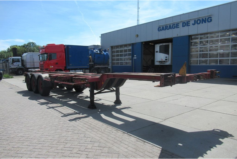 Renders Container Chassis / Extendable on rear / BPW + drum - Xe chở container/ Sơ mi rơ moóc hoán đổi thân: hình 4 Renders Container Chassis / Extendable on rear / BPW + drum - Xe chở container/ Sơ mi rơ moóc hoán đổi thân: hình 4