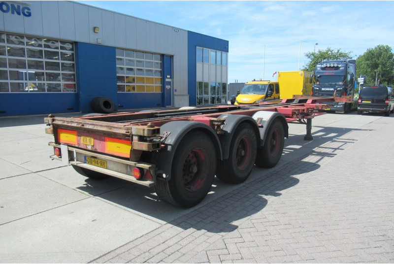 Renders Container Chassis / Extendable on rear / BPW + drum - Xe chở container/ Sơ mi rơ moóc hoán đổi thân: hình 1 Renders Container Chassis / Extendable on rear / BPW + drum - Xe chở container/ Sơ mi rơ moóc hoán đổi thân: hình 1