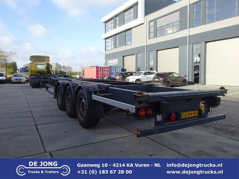 Schmitz Cargobull SCF 24G / MB + DISC / 40-45FT / 1x Lift axle - Xe chở container/ Sơ mi rơ moóc hoán đổi thân: hình 1 Schmitz Cargobull SCF 24G / MB + DISC / 40-45FT / 1x Lift axle - Xe chở container/ Sơ mi rơ moóc hoán đổi thân: hình 1
