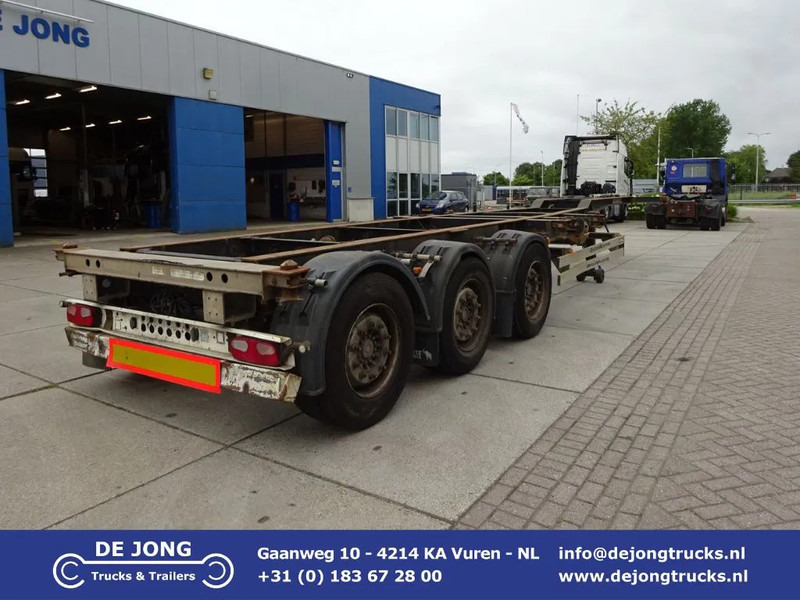 Schmitz Cargobull SCF 27 / SAF + Disc / 1x Extendable / 1x Lift Axle - Xe chở container/ Sơ mi rơ moóc hoán đổi thân: hình 1 Schmitz Cargobull SCF 27 / SAF + Disc / 1x Extendable / 1x Lift Axle - Xe chở container/ Sơ mi rơ moóc hoán đổi thân: hình 1