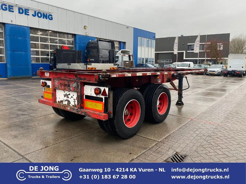York 20 FT Chassis / Steel Suspension / Double Air - Xe chở container/ Sơ mi rơ moóc hoán đổi thân: hình 1 York 20 FT Chassis / Steel Suspension / Double Air - Xe chở container/ Sơ mi rơ moóc hoán đổi thân: hình 1