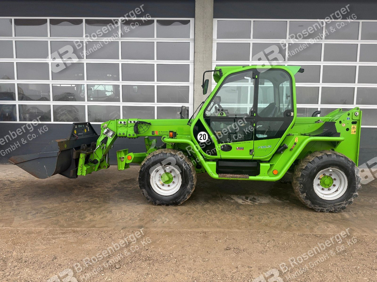 Merlo P38.13 Teleskoplader /inkl. Gabel+Schaufel /BüVo - Xe nhấc hình viễn vọng kính: hình 2 Merlo P38.13 Teleskoplader /inkl. Gabel+Schaufel /BüVo - Xe nhấc hình viễn vọng kính: hình 2