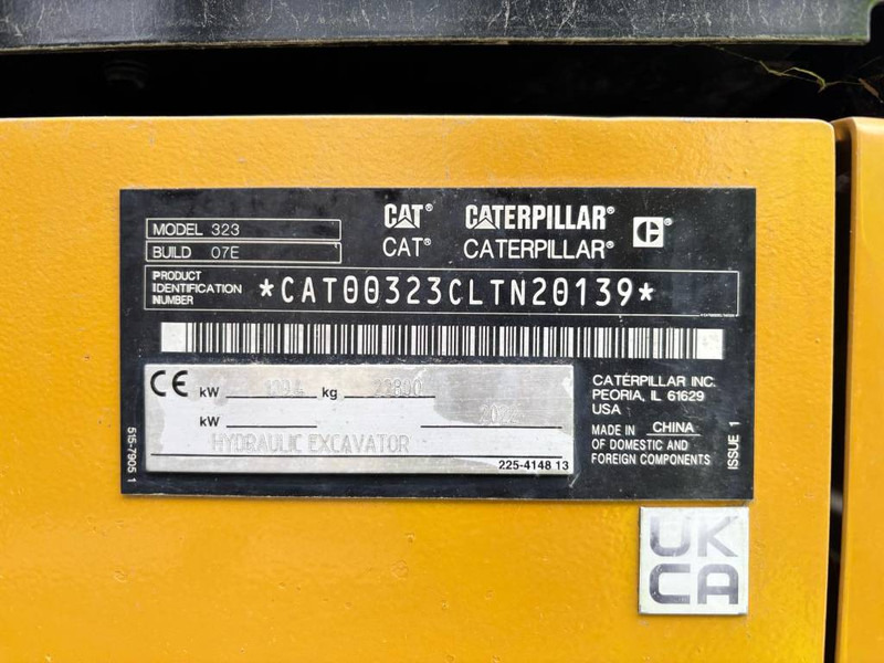 Cat 323 SLR - Máy xúc: hình 5 Cat 323 SLR - Máy xúc: hình 5