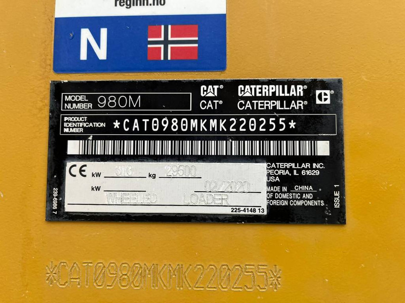Cat 980M *Reserved* - Máy xúc lật bánh lốp: hình 5 Cat 980M *Reserved* - Máy xúc lật bánh lốp: hình 5