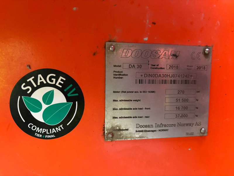 Doosan DA 30 - Xe ben đổ có khớp nối: hình 5 Doosan DA 30 - Xe ben đổ có khớp nối: hình 5