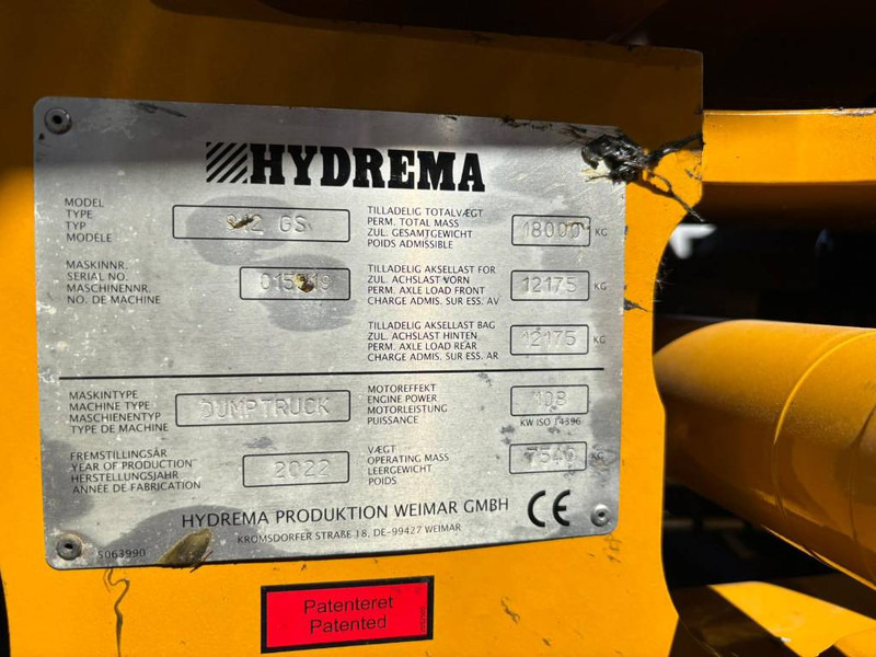 Hydrema 912 GS - Xe ben đổ có khớp nối: hình 5 Hydrema 912 GS - Xe ben đổ có khớp nối: hình 5