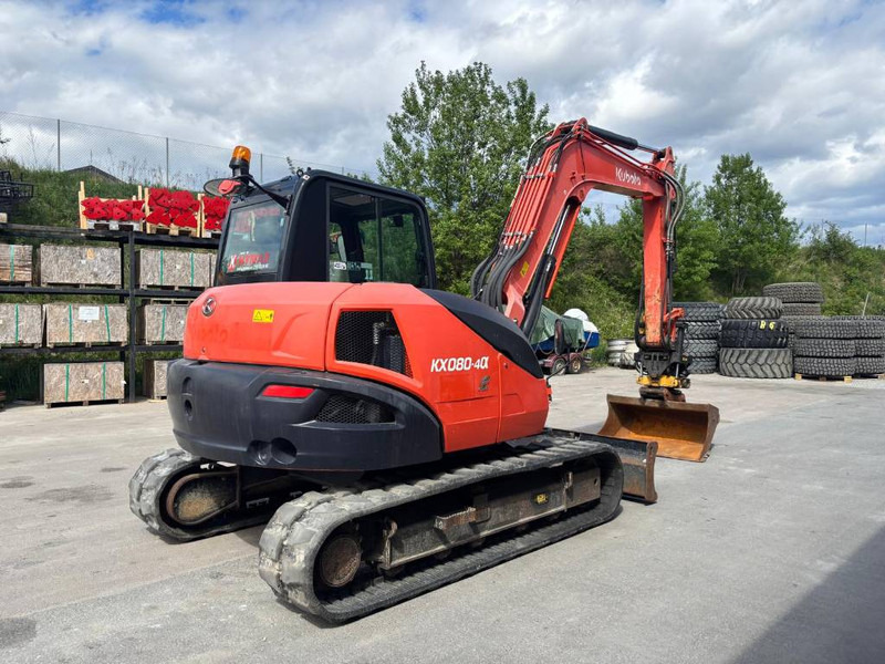 Kubota KX 080-4 - Máy xúc mini: hình 3 Kubota KX 080-4 - Máy xúc mini: hình 3