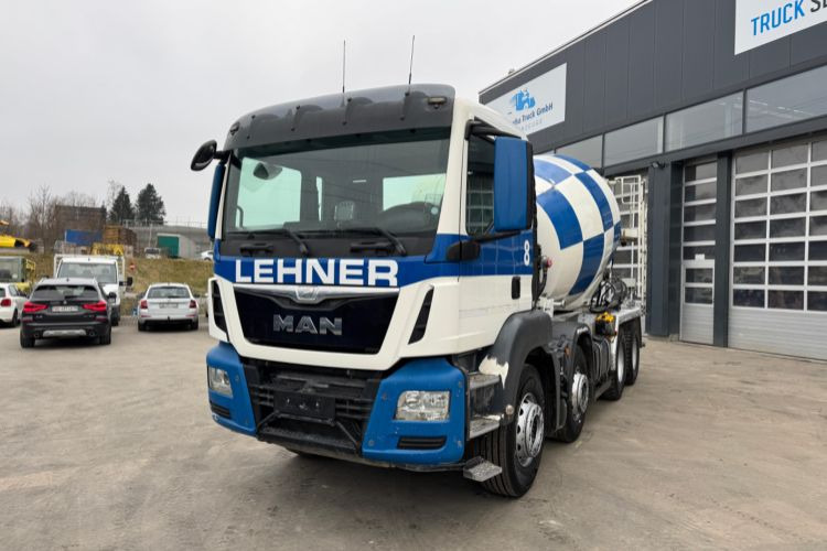 MAN TGS 32.400 8x4 Stetter 9m3 - Xe trộn bê tông: hình 1 MAN TGS 32.400 8x4 Stetter 9m3 - Xe trộn bê tông: hình 1