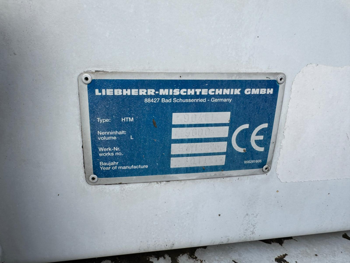 Xe trộn bê tông MAN TGS 32.480 8x4 Liebherr 9m3: hình 11