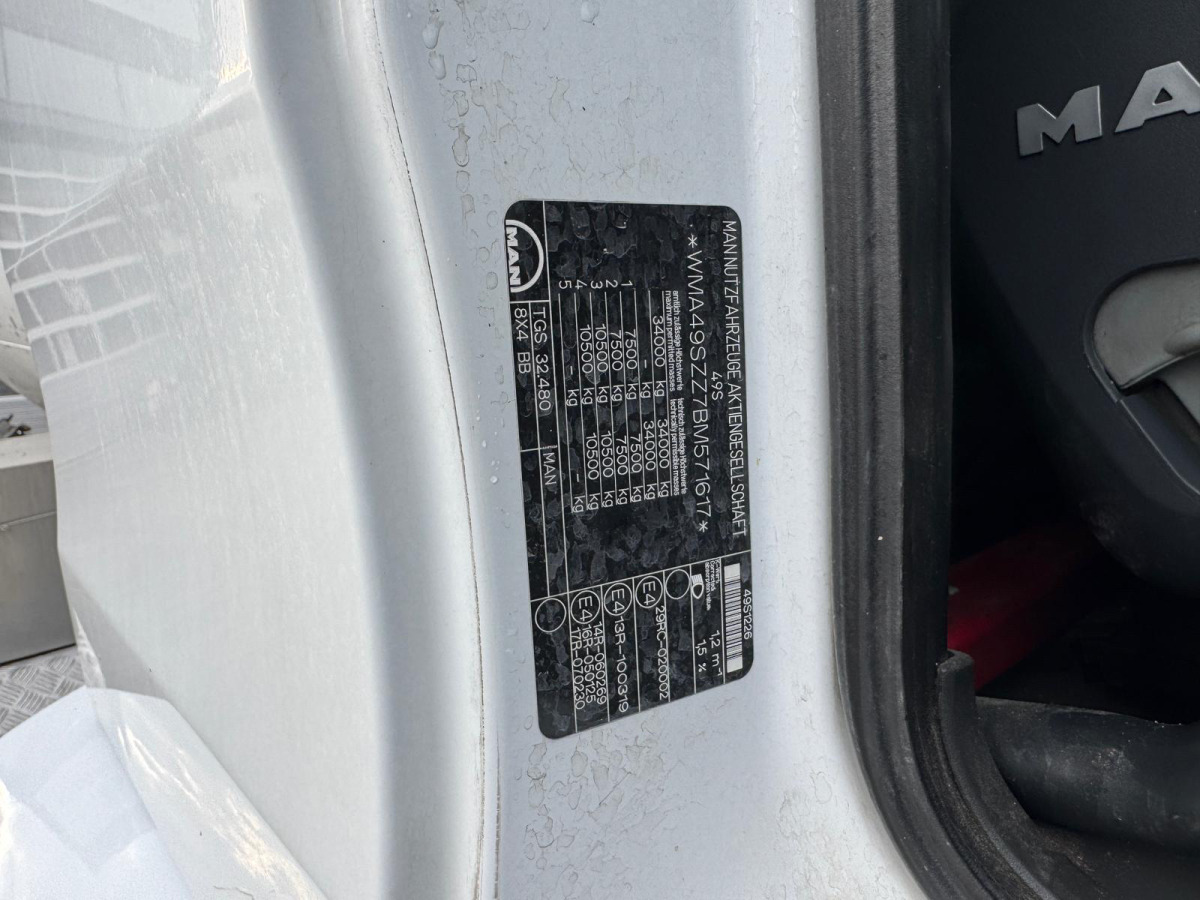 Xe trộn bê tông MAN TGS 32.480 8x4 Liebherr 9m3: hình 17