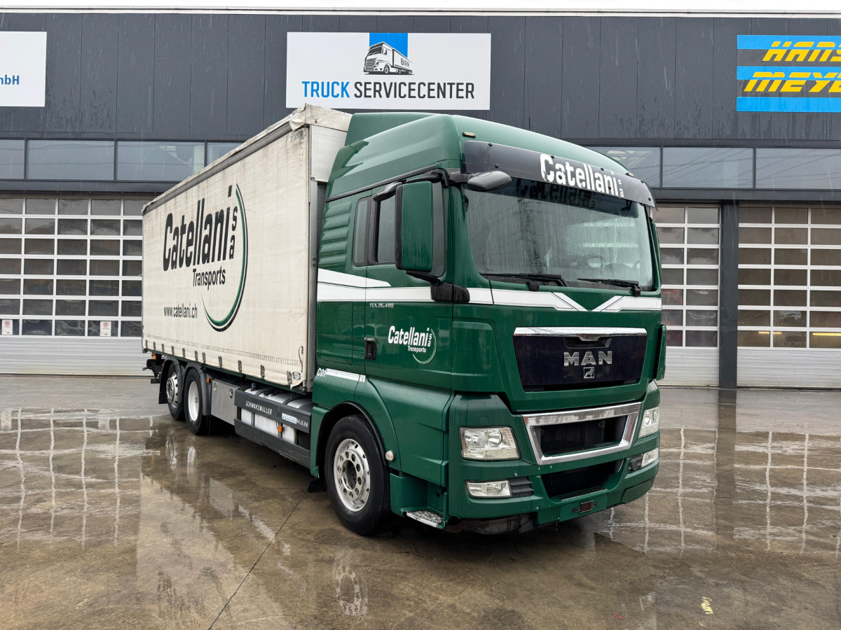 MAN TGX 26.480 6x2 - Xe tải thùng mui bạt: hình 3 MAN TGX 26.480 6x2 - Xe tải thùng mui bạt: hình 3
