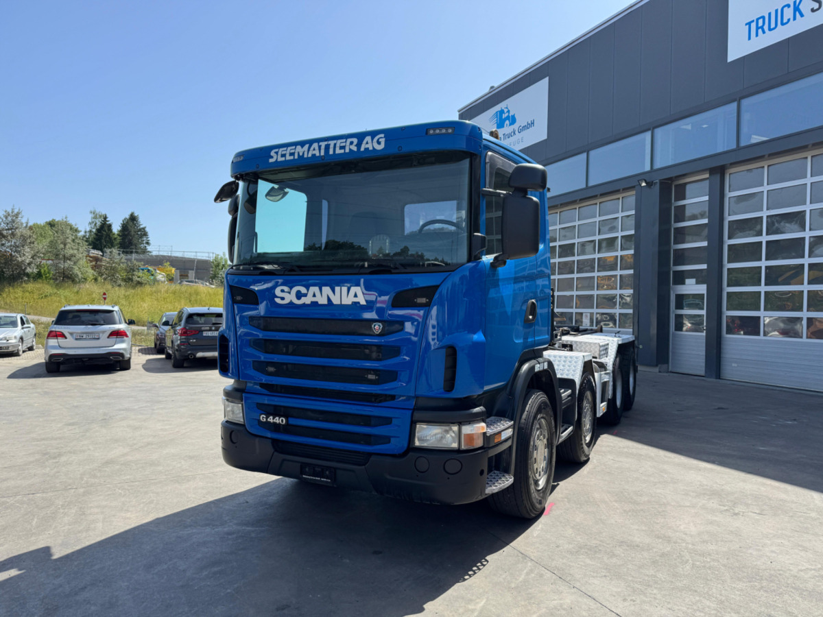 SCANIA G440 8x4 Moser - Xe tải nâng móc: hình 1 SCANIA G440 8x4 Moser - Xe tải nâng móc: hình 1