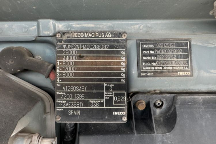 Xe tải Iveco Stralis 460 6x2 Cementsilo Kompressor: hình 18