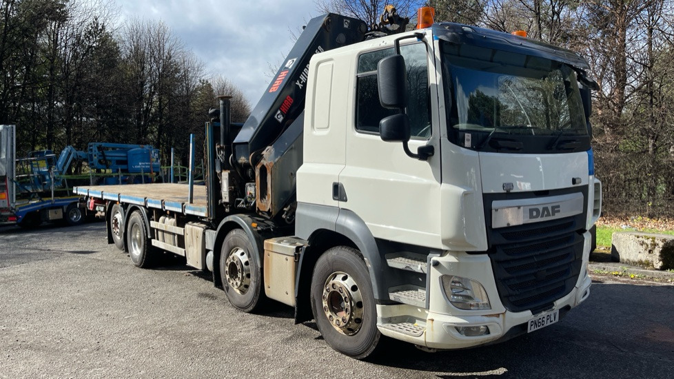 DAF CF 460 - Xe tải thùng lửng/ Phẳng, Xe cẩu tự hành: hình 1 DAF CF 460 - Xe tải thùng lửng/ Phẳng, Xe cẩu tự hành: hình 1