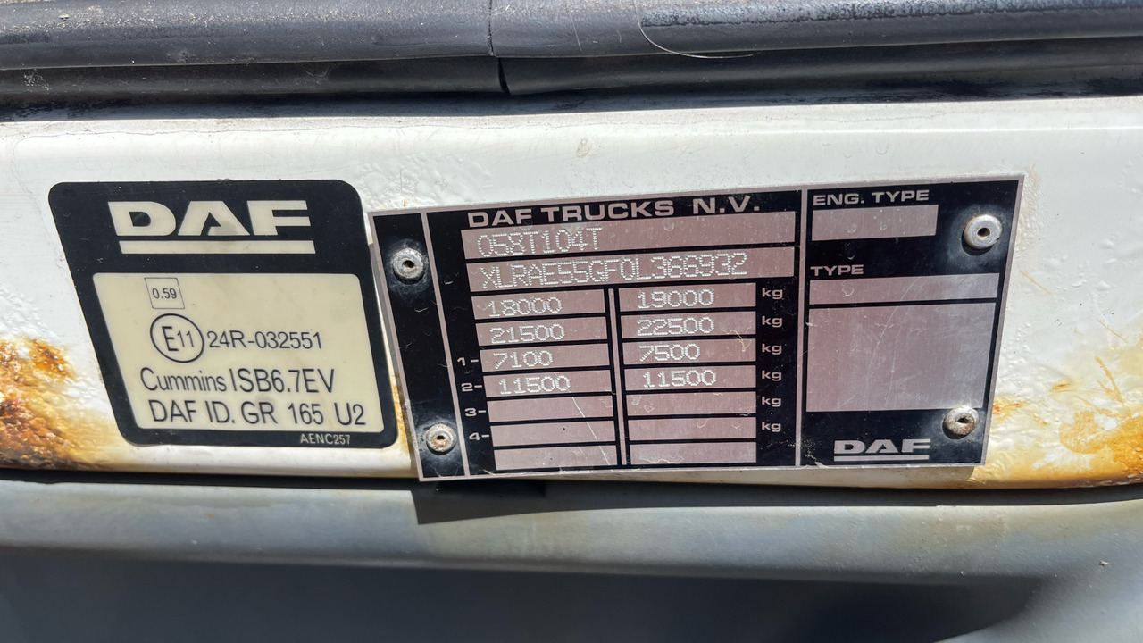 Xe tải hộp DAF LF 55.220: hình 12