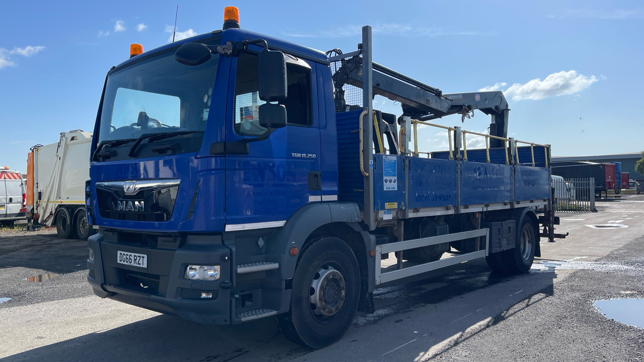 Man TGM 18.250 - Xe tải thùng lửng/ Phẳng, Xe cẩu tự hành: hình 2 Man TGM 18.250 - Xe tải thùng lửng/ Phẳng, Xe cẩu tự hành: hình 2