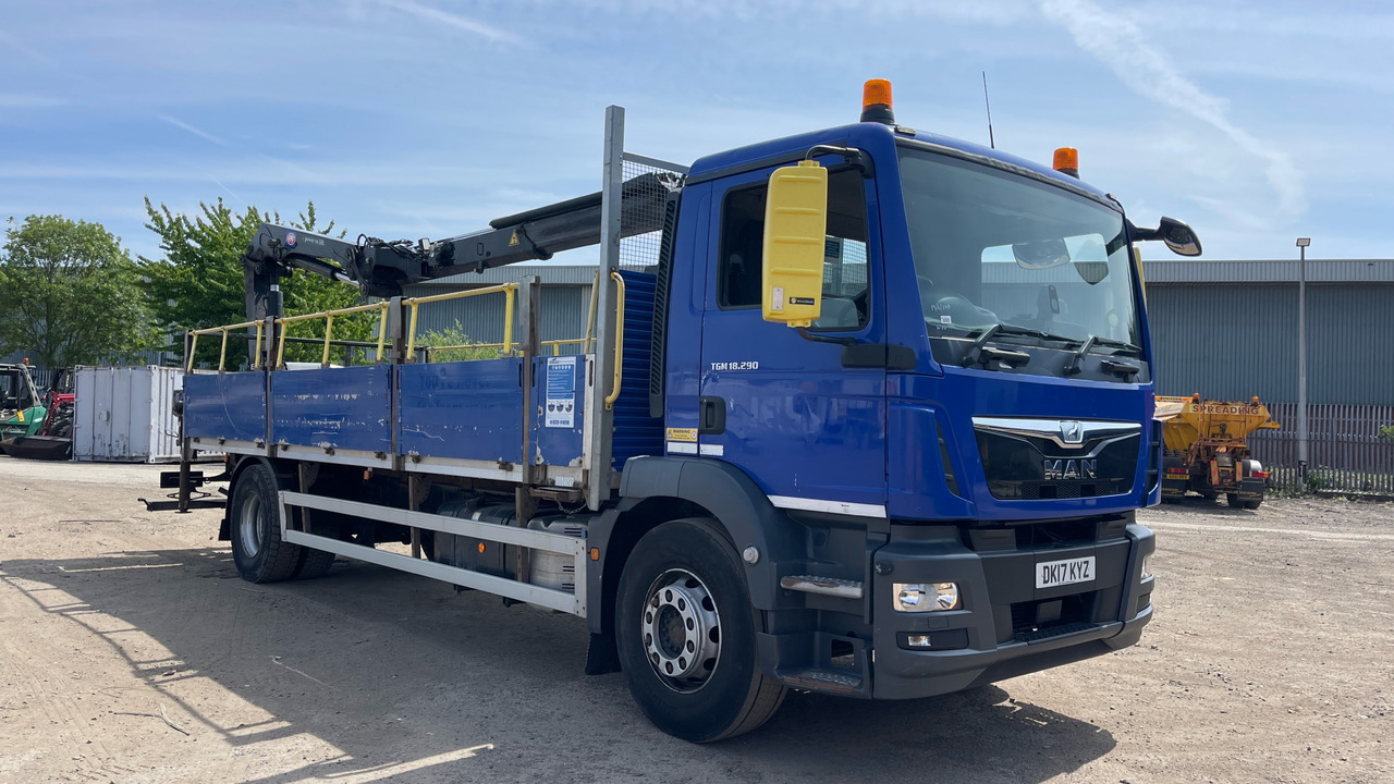Man TGM 18.290 - Xe tải thùng lửng/ Phẳng, Xe cẩu tự hành: hình 1 Man TGM 18.290 - Xe tải thùng lửng/ Phẳng, Xe cẩu tự hành: hình 1