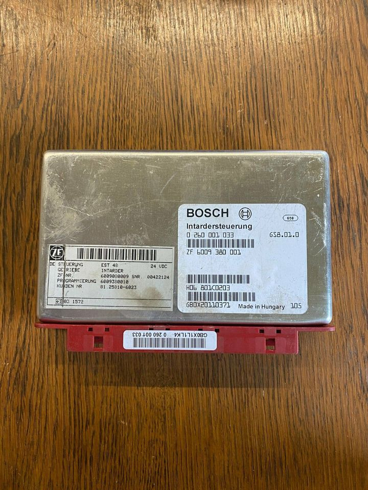 BOSCH Intardersteuerung 0260001033 ZF 6009380001 MAN 81258106023 - ECU cho Xe tải: hình 1 BOSCH Intardersteuerung 0260001033 ZF 6009380001 MAN 81258106023 - ECU cho Xe tải: hình 1