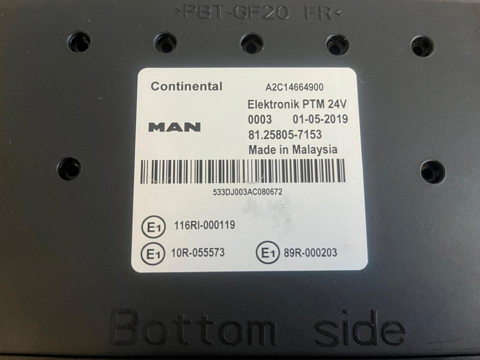 MAN Continental Elektronik PTM Steuergerät 81.25805-7153 - ECU cho Xe tải: hình 3 MAN Continental Elektronik PTM Steuergerät 81.25805-7153 - ECU cho Xe tải: hình 3