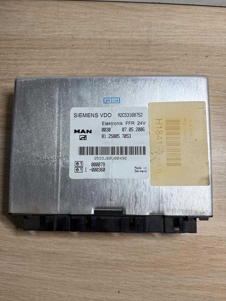 MAN Elektronik FFR Steuergerät 81.25805-7053 - ECU cho Xe tải: hình 1 MAN Elektronik FFR Steuergerät 81.25805-7053 - ECU cho Xe tải: hình 1