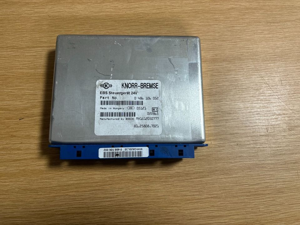 MAN KNORR-BREMSE EBS Elektronik 81.25808-7021 - ECU cho Xe tải: hình 1 MAN KNORR-BREMSE EBS Elektronik 81.25808-7021 - ECU cho Xe tải: hình 1