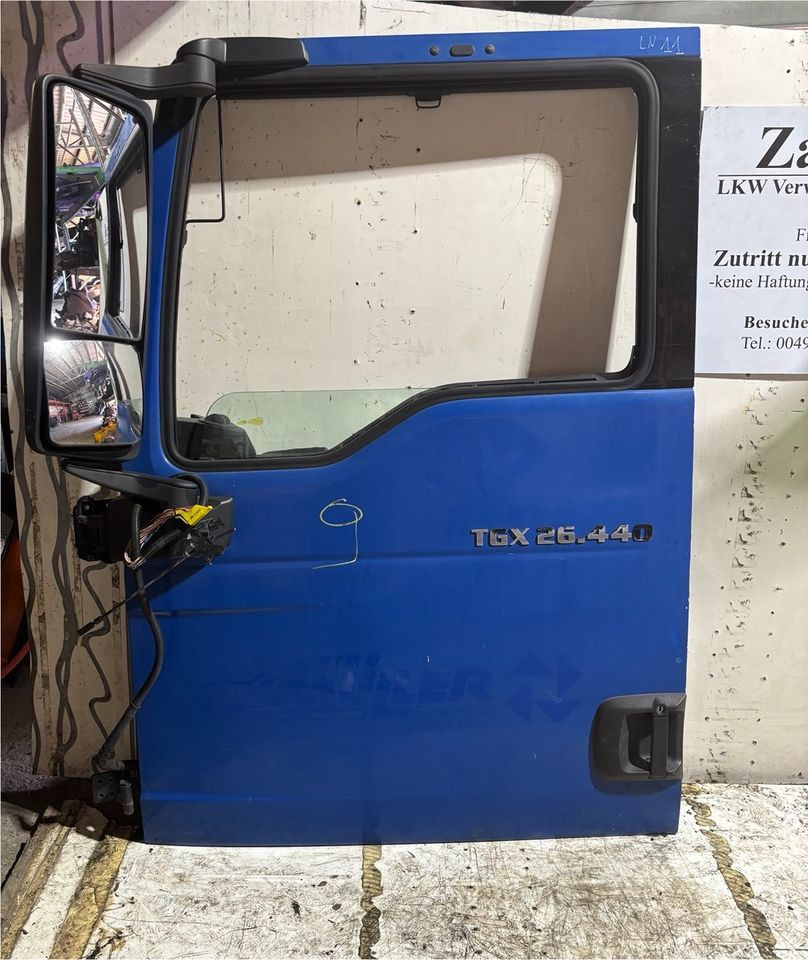 MAN TGX Fahrertür, Tür blau, Spiegel & Innenverkleidung LN 11 - Cửa và phụ tùng cho Xe tải: hình 2 MAN TGX Fahrertür, Tür blau, Spiegel & Innenverkleidung LN 11 - Cửa và phụ tùng cho Xe tải: hình 2
