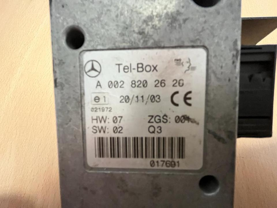 Mercedes Tel-Box Steuergerät Telefon A 002 820 26 26 - ECU cho Xe tải: hình 2 Mercedes Tel-Box Steuergerät Telefon A 002 820 26 26 - ECU cho Xe tải: hình 2