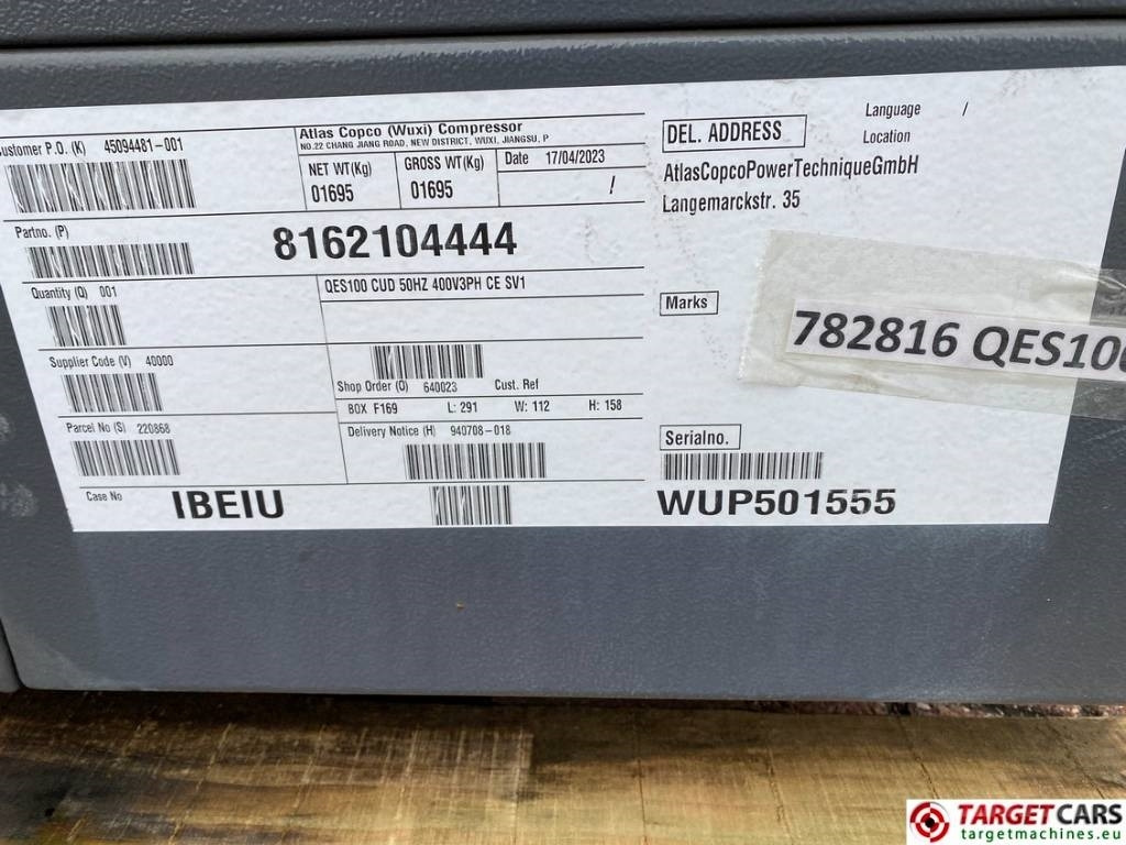 Bộ phát điện mới Atlas Copco QES100 Diesel 100KVA Generator 400/230V Unused: hình 11