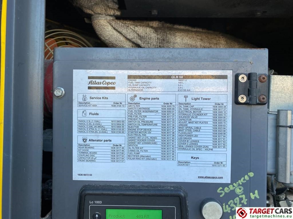 Tháp thắp sáng Atlas Copco QLB60 Tower Light 4x350W Led: hình 35 Tháp thắp sáng Atlas Copco QLB60 Tower Light 4x350W Led: hình 35