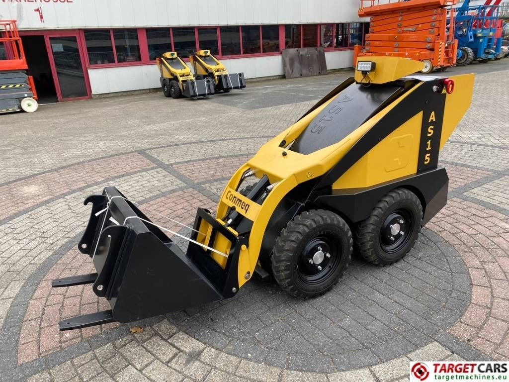Conmeq AS15 Mini Skid Steer Loader 4x4 Electric - Máy xúc lật đa năng: hình 1 Conmeq AS15 Mini Skid Steer Loader 4x4 Electric - Máy xúc lật đa năng: hình 1