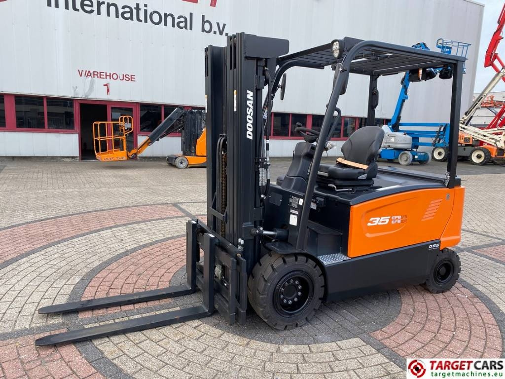 Doosan B35X-7 Electric Forklift 3.5T Triplex-438cm Unused - Xe nâng điện: hình 1 Doosan B35X-7 Electric Forklift 3.5T Triplex-438cm Unused - Xe nâng điện: hình 1