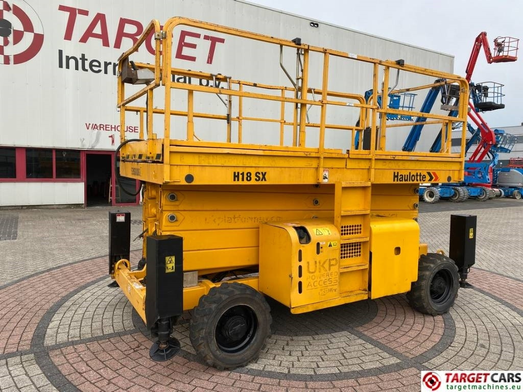 Haulotte H18SXNT Diesel H18SX 4x4 Scissor Work Lift 1800cm - Máy nâng người hình kéo: hình 1 Haulotte H18SXNT Diesel H18SX 4x4 Scissor Work Lift 1800cm - Máy nâng người hình kéo: hình 1