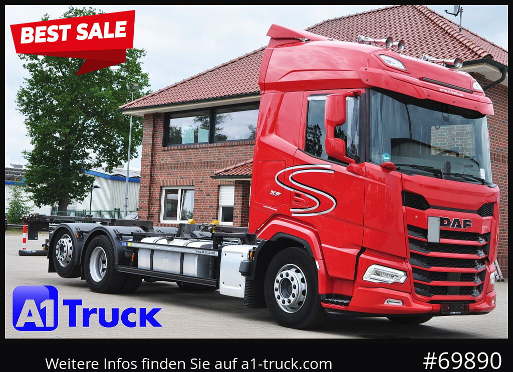 DAF XF 480, BDF, 7,45, 7,82, Lift-Lenkachse, - Xe chở container/ Xe tải hoán đổi thân: hình 1 DAF XF 480, BDF, 7,45, 7,82, Lift-Lenkachse, - Xe chở container/ Xe tải hoán đổi thân: hình 1