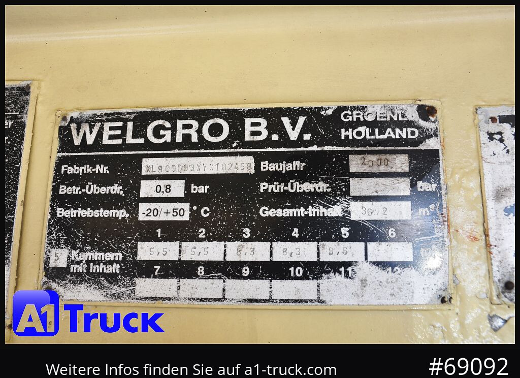 Cho thuê FELDBINDER Welgro, 36m³, Silo  5 Kammern, Lenkachse, FELDBINDER Welgro, 36m³, Silo  5 Kammern, Lenkachse,: hình 7