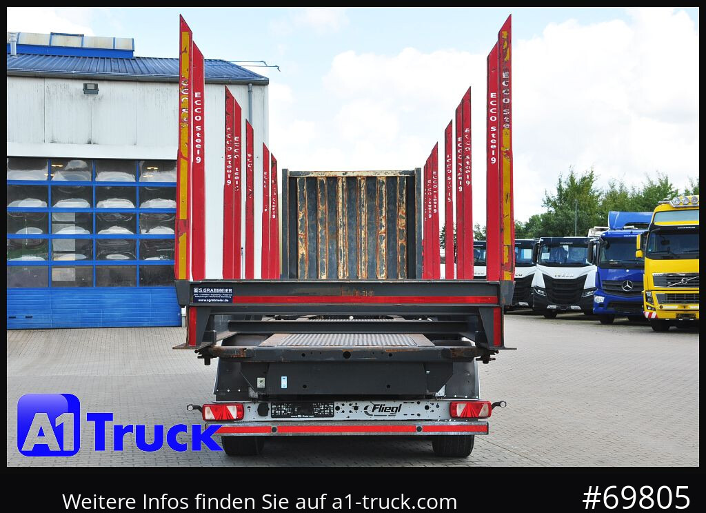 Sơ mi rơ moóc chở gỗ FLIEGL SDS01, Langholz, Containeraufbau, Liftachse,: hình 10
