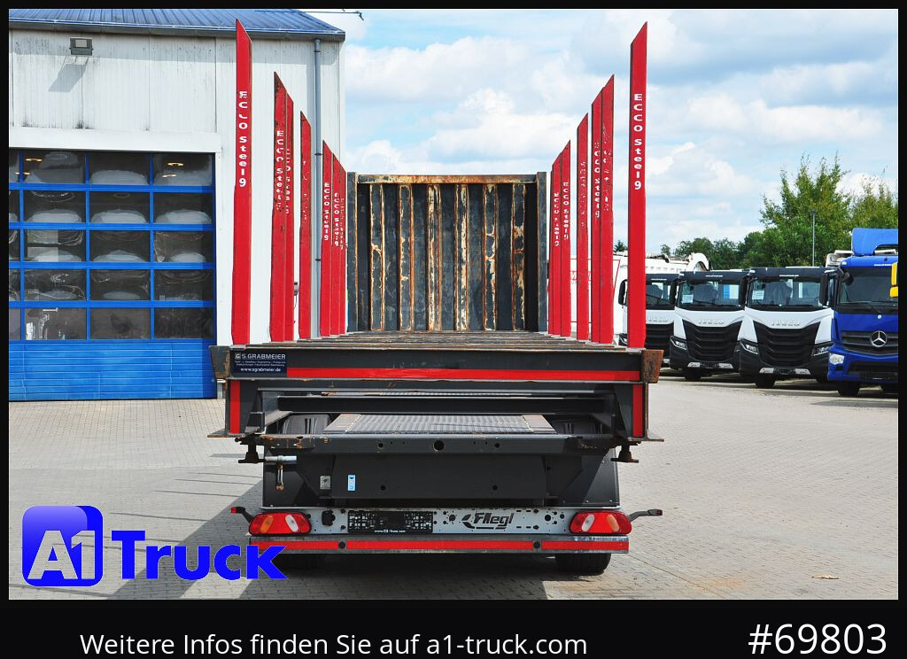 Sơ mi rơ moóc chở gỗ FLIEGL SDS01, Langholz, Containeraufbau, Liftachse,: hình 10