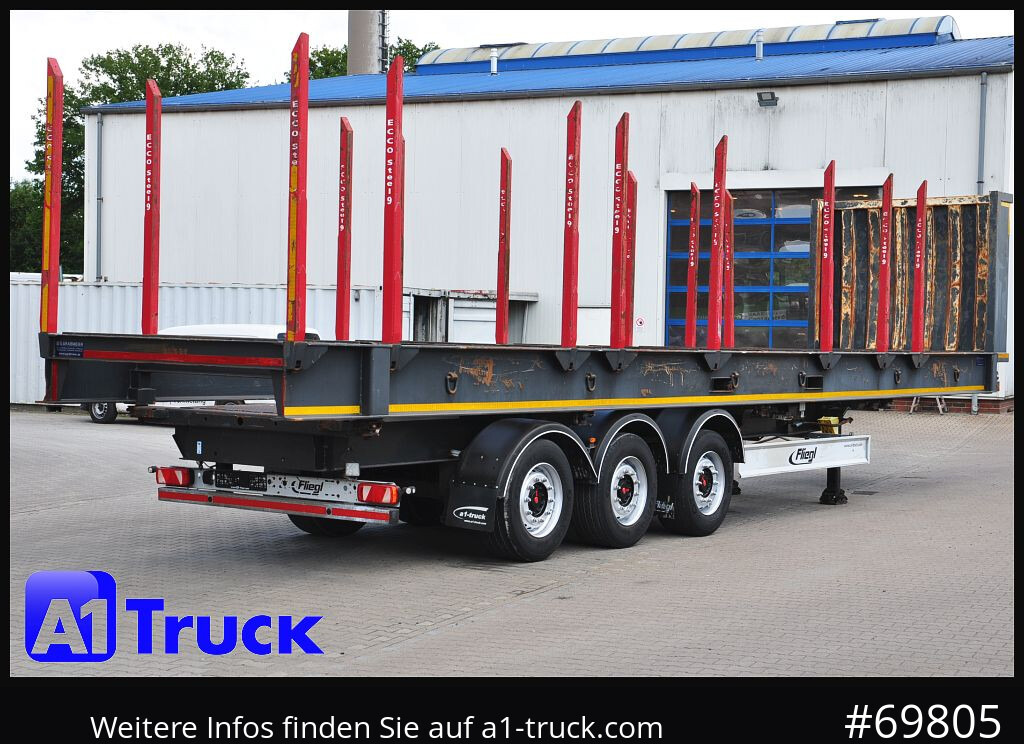 Sơ mi rơ moóc chở gỗ FLIEGL SDS01, Langholz, Containeraufbau, Liftachse,: hình 9